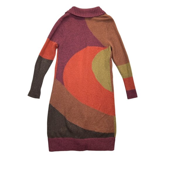 Chico's Biana Cardigan Sweater Womens 2 Color‎ Blocked Duster Long Length - Picture 2 of 6